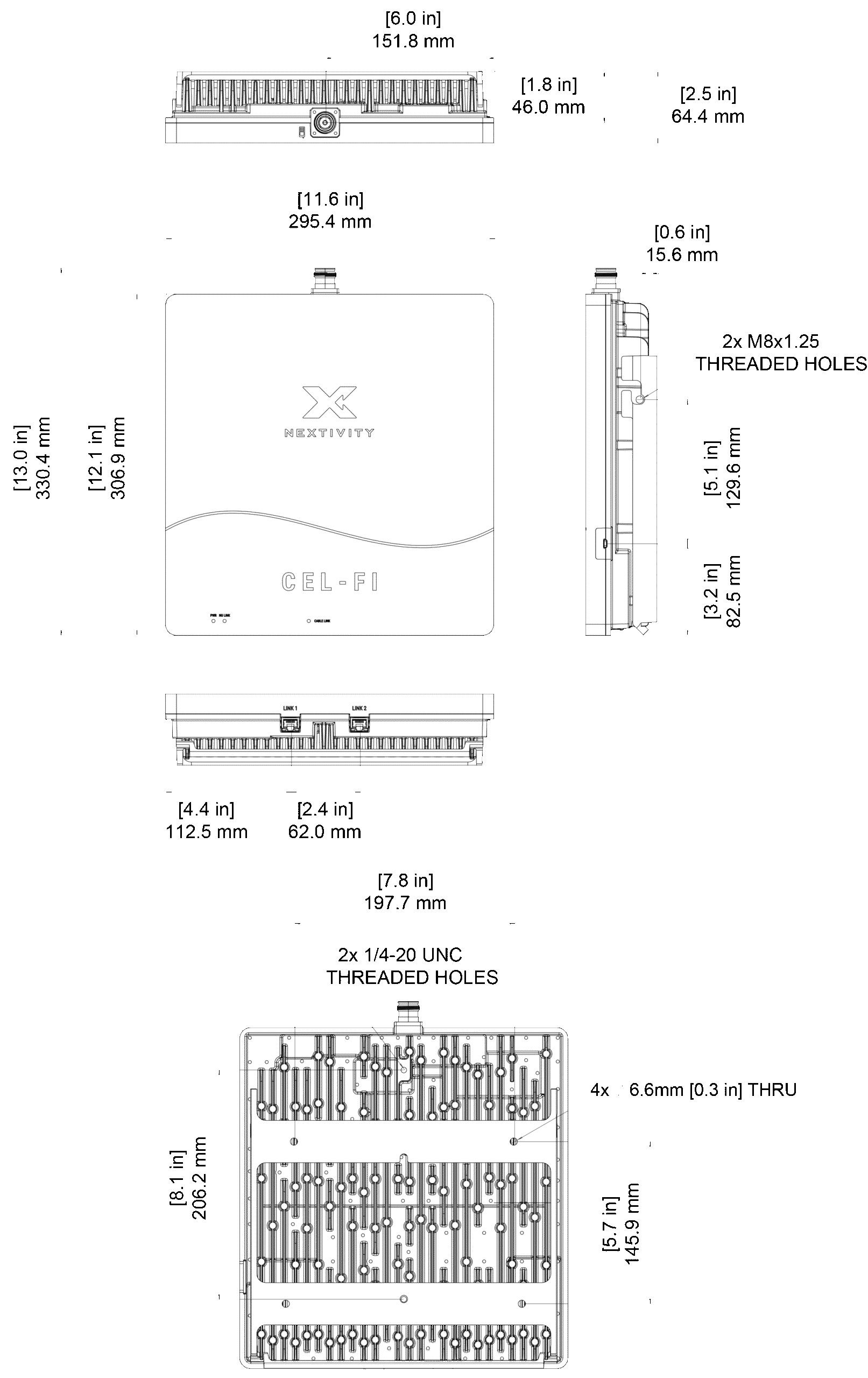 CEL-FI QUATRA EVO COVERAGE UNIT (CU)